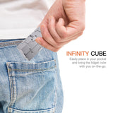 Fidget Cube New Version Fidget Finger Toys - Metal Infinity Cube Prime for Stress and Anxiety Relief/ADHD, Ultra Durable Sensory Gifts for Adults and Teens Kids