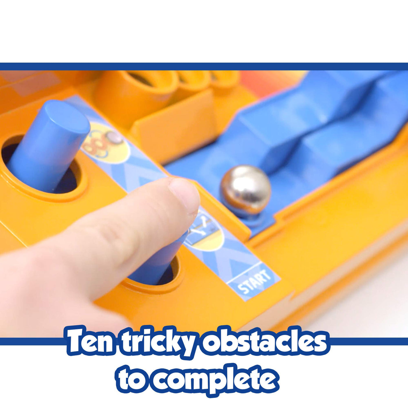 Screwball Scramble Level Up Kids Board Game- Timed Marble Run Obstacle Course Kids Games - Holiday Toys and Christmas Games - Toddler Ages 5 Years and Up