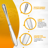 Stainless Steel Butter Spreader, Butter Knife - 3 in 1 Kitchen Gadgets (1)