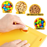 Candy Dispenser Picture Frame, Candy Frame Dispenser,Hanging Candies Machine Art, For Wall or Tabletop, Suitable For Birthday & Holiday Gifts(Yellow)