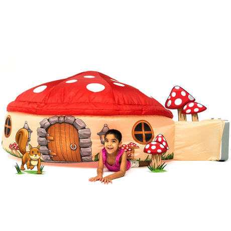 The Original Patented AirFort - Build A Fort in 30 Seconds, Inflatable Fort for Kids, Play Tent for 3-14 Years, A Playhouse Where Imagination Runs Wild, Fan not Included (Starry Night)