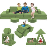 22Pcs Modular Kids Play Couch - Kids Couch for Playroom Bedroom Living Rooms Toddler Sofa for Inspiring Child Creativity，Children Convertible Foam Sofa