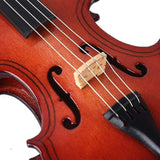 Wooden Miniature Violin with Stand, Bow and Case Mini Musical Instrument Violin Replica Collectible Figurines Dollhouse Accessories Model Home Decoration Display Ornament (3.15"x1.18"x0.59")
