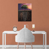 Success Tree Inspirational Quote Canvas Wall Art Motivational Motto Painting Inspiring Entrepreneur Posters Prints Artwork Decor Framed for Home Office Classroom Ready to Hang - 12" Wx18 H