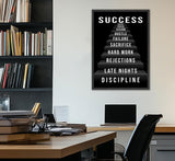 Making Money Trading Motivational Canvas Wall Art Investing Office 1 Million Wall Decor Pictures Finance Investor Stocks Forex Trade Poster Print for Living Room Bedroom Office Decoration
