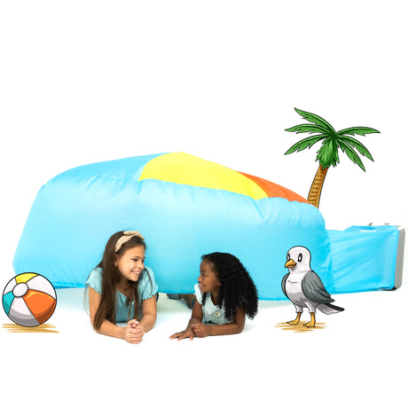 The Original Patented AirFort - Build A Fort in 30 Seconds, Inflatable Fort for Kids, Play Tent for 3-14 Years, A Playhouse Where Imagination Runs Wild, Fan not Included (Starry Night)