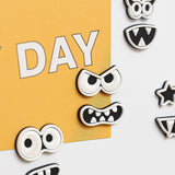 Plant Magnets Eyes for Potted Plants 8 PCS Cute Magnetic Plant Eyes with Cartoon Eyes, Funny Plants Pins for Indoor Outdoor Office Plants Accessories, Plants Lover Gifts, Magnets for Fridge