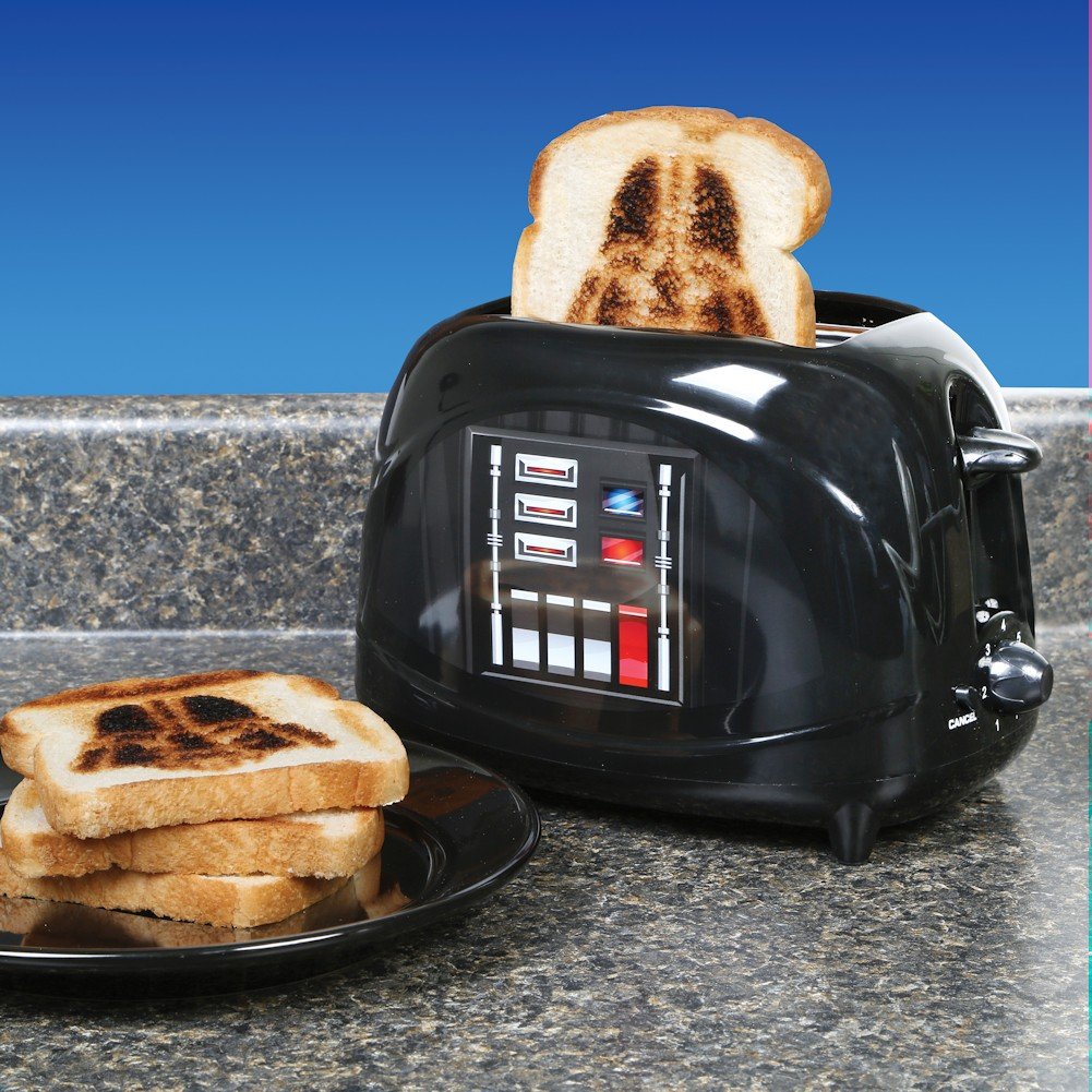 Uncanny Brands Bob Ross Toaster - Toasts Bob's Iconic Face onto Your Toast