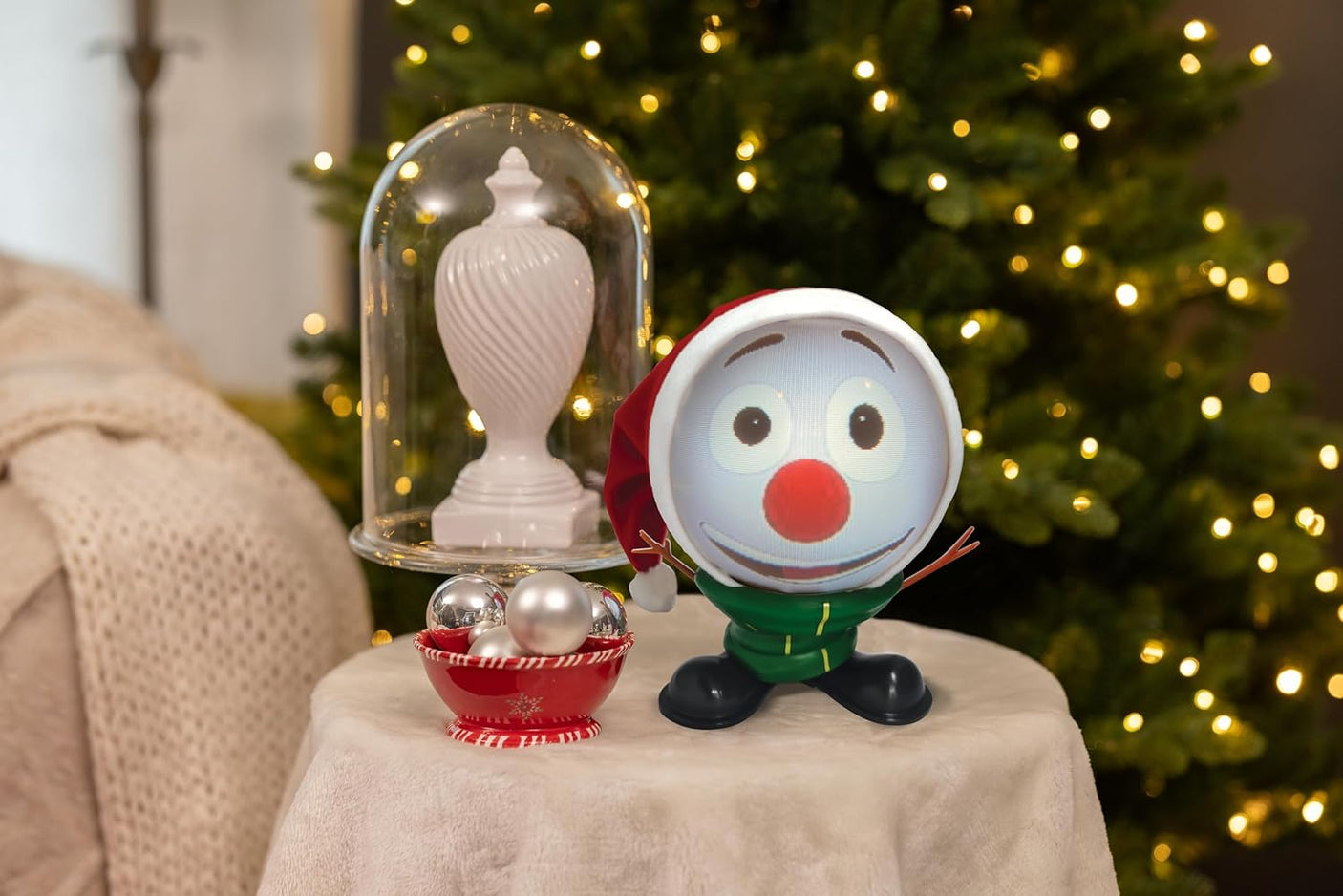Mr. Chill Talking Animated Snowman with Built in Projector & Speaker Plug'n Play