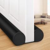 MAXTID Large Door Draft Stopper for Bottom of Doors 36” Under Door Draft Noise Blocker Black Gap Stoppers Door Draft Guard for Bottom of Doors Adjustable Door Seal Sweep Draft Home Essentials Gadgets