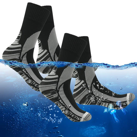 RANDY SUN Waterproof Socks, Unisex Hiking Wading Trail Running Kayaking Crew Socks