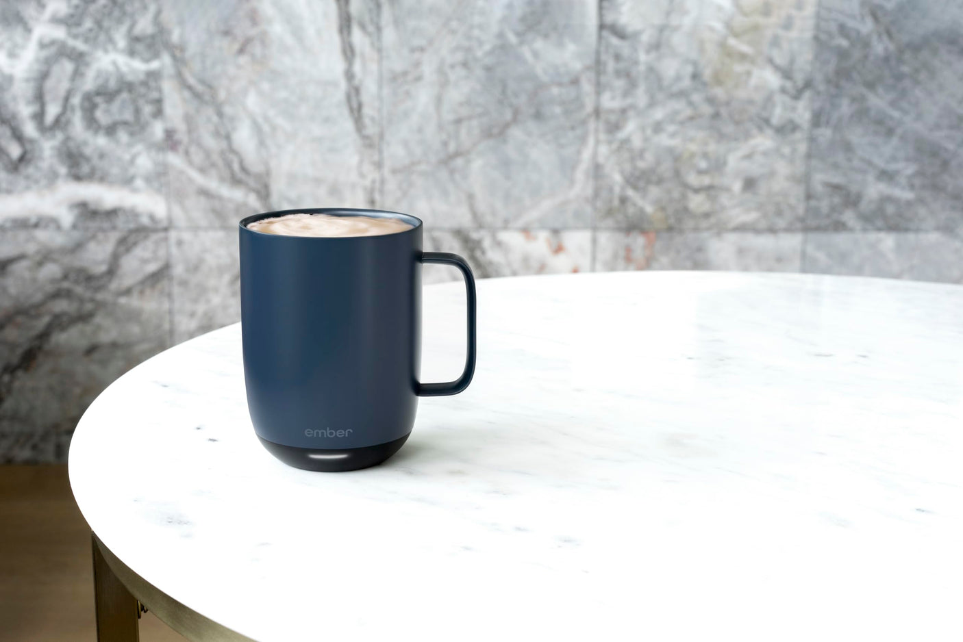 Ember Temperature Control Smart Mug 2, 14 Oz, App-Controlled Heated Coffee Mug with 80 Min Battery Life and Improved Design, White