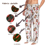 Custom Pajamas Pants Plaid Personalized Funny PJ Pant Design with Face Pajama for Men Women Dog Pet