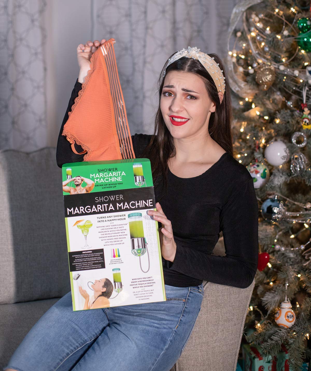 Seymour Butz Prank Gift Box Shower Margarita Machine - Perfect Gag Gift and Funny White Elephant Idea