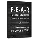 Inspirational Office Wall Decor Motivational Discipline Noun Canvas Wall Art Posters Prints Entrepreneur Quote Wall Picture Paintings Artwork Home Bedroom Framed Ready to Hang[12''W X 18''H]