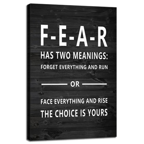 Inspirational Office Wall Decor Motivational Discipline Noun Canvas Wall Art Posters Prints Entrepreneur Quote Wall Picture Paintings Artwork Home Bedroom Framed Ready to Hang[12''W X 18''H]