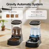 Gardner Pet Automatic Dog Water Dispenser Gravity Stainless Steel Water Waterer Feeder, 100% BPA-Free Large Capacity Water Feeding Bowls for Medium & Large-Sized Dogs Cats Other Pets -(1 Gallon)