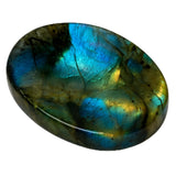 Amazing Gemstone Labradorite Worry Stone, Healing Crystals - Piedra Crystal Fidget for Gift, Meditation, Calming, Relaxation, Stress Relief