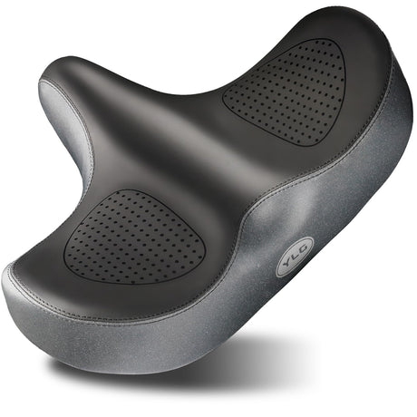 YLG Oversized Comfort Bike Seat Comfortable Replacement Bike Saddle Memory Foam Soft Bike Saddle Waterproof Universal Fit Bicycle Seat for Women Men