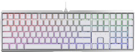 Cherry MX Board 3.0 S Wired Gamer Mechanical Keyboard with Aluminum Housing - MX Brown Switches (Slight Clicky) for Gaming and Office - Customizable RGB Backlighting - Full Size - Black