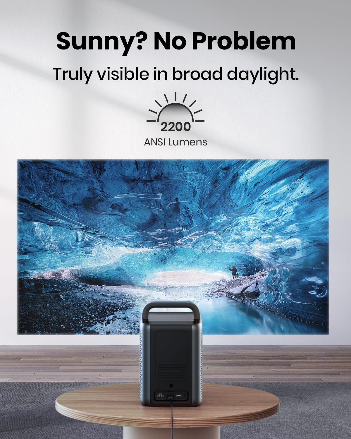 NEBULA Cosmos 4K SE Smart Projector, Nebulamaster, High-Brightness with Dolby Vision, 200" Screen, 1800 ANSI Lumens, HybridBeam, Enhanced Image Quality, GTV, Portable, for Gaming, Home, and Office Use