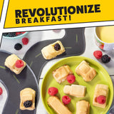 Car Mini Waffle Maker- Make 7 Different Race Cars Trucks & Automobile Vehicle Shaped Pancakes for Kids Adults- Electric Waffler Iron w Recipe Guide, NonStick Pan Cake Baker Machine- Fun Gift for Him