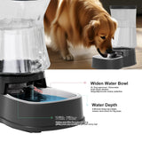 Gardner Pet Automatic Dog Water Dispenser Gravity Stainless Steel Water Waterer Feeder, 100% BPA-Free Large Capacity Water Feeding Bowls for Medium & Large-Sized Dogs Cats Other Pets -(1 Gallon)