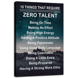 Inspirational Office Wall Decor Motivational Discipline Noun Canvas Wall Art Posters Prints Entrepreneur Quote Wall Picture Paintings Artwork Home Bedroom Framed Ready to Hang[12''W X 18''H]