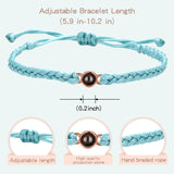 SUPHELPU Custom Bracelets with Picture Inside, Picture Bracelet Personalized Photo, Women's Identification Bracelets, Memorial Gifts for Loved One