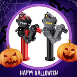 2Pcs Lollipop Case, Christmas Lollipop Robot Holder, Creative Lollipop Robot Toys Creative Design Eat Lollipop, Lollipop Holder Robot Gift, Easter Fun Gift for Kid Over 3 Year(No Lollipop)