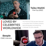Hype Button | Hip Hop Air Horn Sound Effect Button (Batteries Included) Stocking Stuffer Back to School Classroom Teacher Office Desk Sales Marketing Gag Nut Funny Toy Live Streaming Gaming DJ Remix