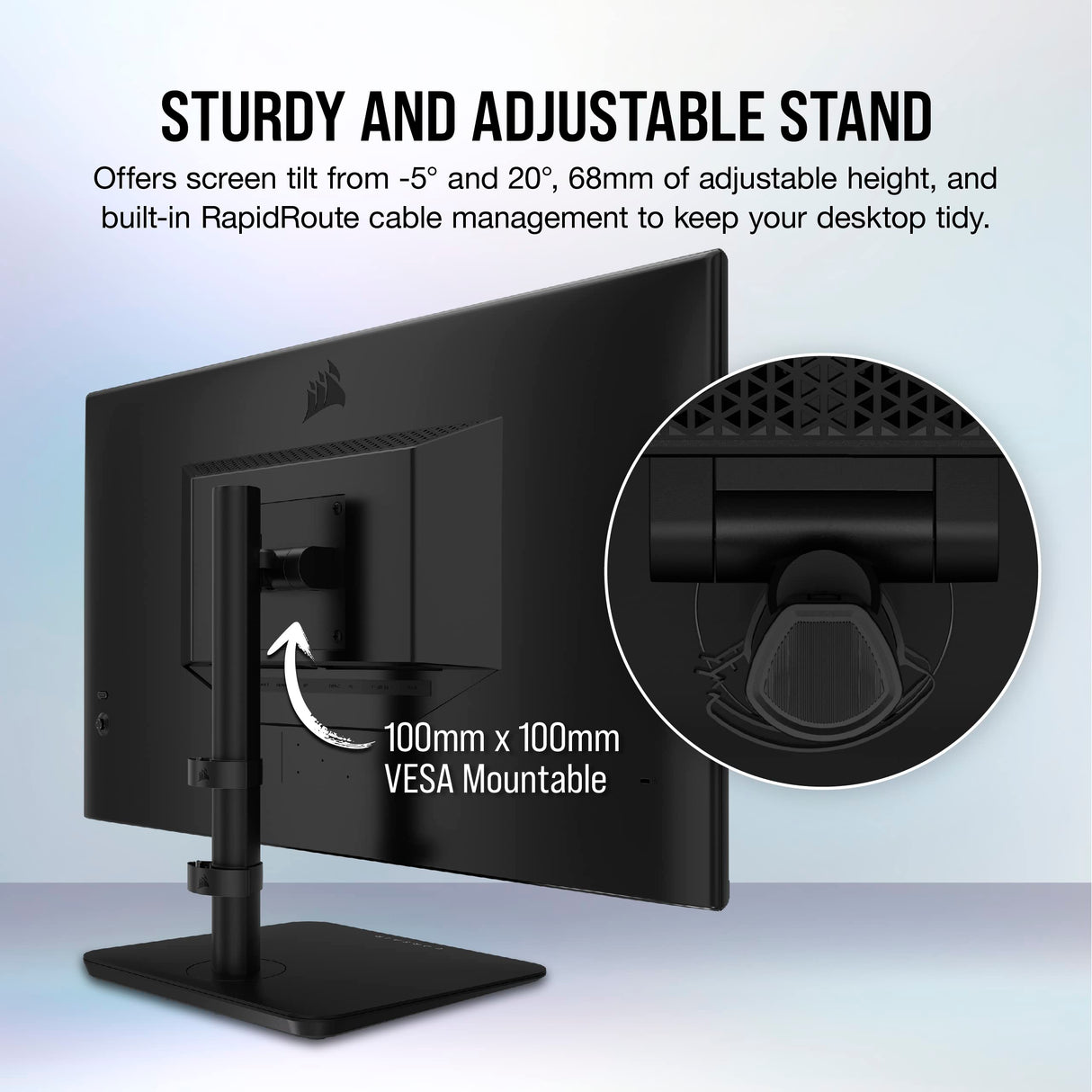 Corsair 45-Inch 240Hz OLED Gaming Monitor - 3440x1440, 0.03ms Response, G-SYNC/FreeSync Compatible