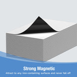 HOMiDEK Reusable Magnetic Sticky Notes, (30 Pack, 3x3 in) Dry Erase Magnets Magnetic Labels with Marker, Easy to Post Notes for Whiteboard, Fridge, Locker, Cabinet, Door - Office & Classroom Supplies