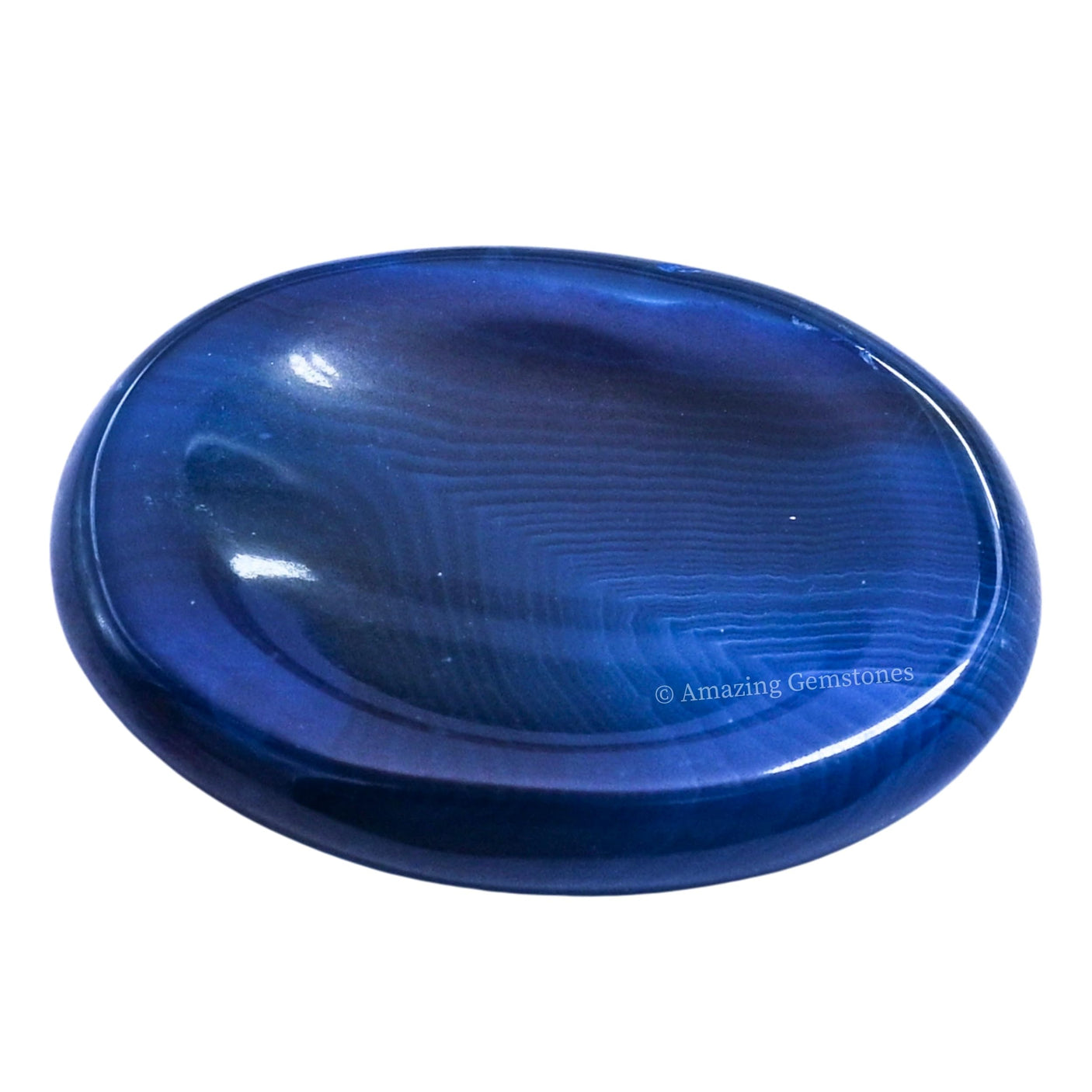 Amazing Gemstone Labradorite Worry Stone, Healing Crystals - Piedra Crystal Fidget for Gift, Meditation, Calming, Relaxation, Stress Relief
