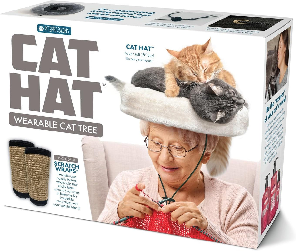 Prank Pack Prank Gift Box, Cat Hat, Wrap Your Real Present in a Funny Authentic Prank-O Gag Present Box, Perfect Novelty Gifting Box for Pranksters, Father's Day Gag Gift Box Empty