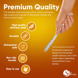 Stainless Steel Butter Spreader, Butter Knife - 3 in 1 Kitchen Gadgets (1)