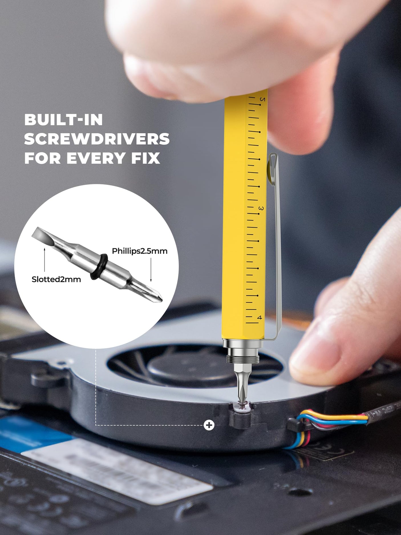 Birthday Gifts for Men Multitool Pen: Fathers Day Mens Gifts for Dad Him Husband Cool Gadgets EDC Tools for Men, Father's Day Gift from Daughter Wife Son, Woodworker Carpenter Construction Tool Gift