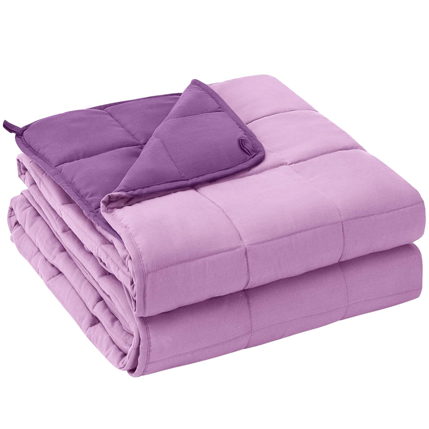 yescool Weighted Blanket for Adults (20 lbs, 60” x 80”, Blue) Cooling Heavy Blanket for Sleeping Perfect for 190-210 lbs, Queen Size Breathable Blanket with Premium Glass Bead, Machine Washable