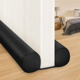 MAXTID Large Door Draft Stopper for Bottom of Doors 36” Under Door Draft Noise Blocker Black Gap Stoppers Door Draft Guard for Bottom of Doors Adjustable Door Seal Sweep Draft Home Essentials Gadgets
