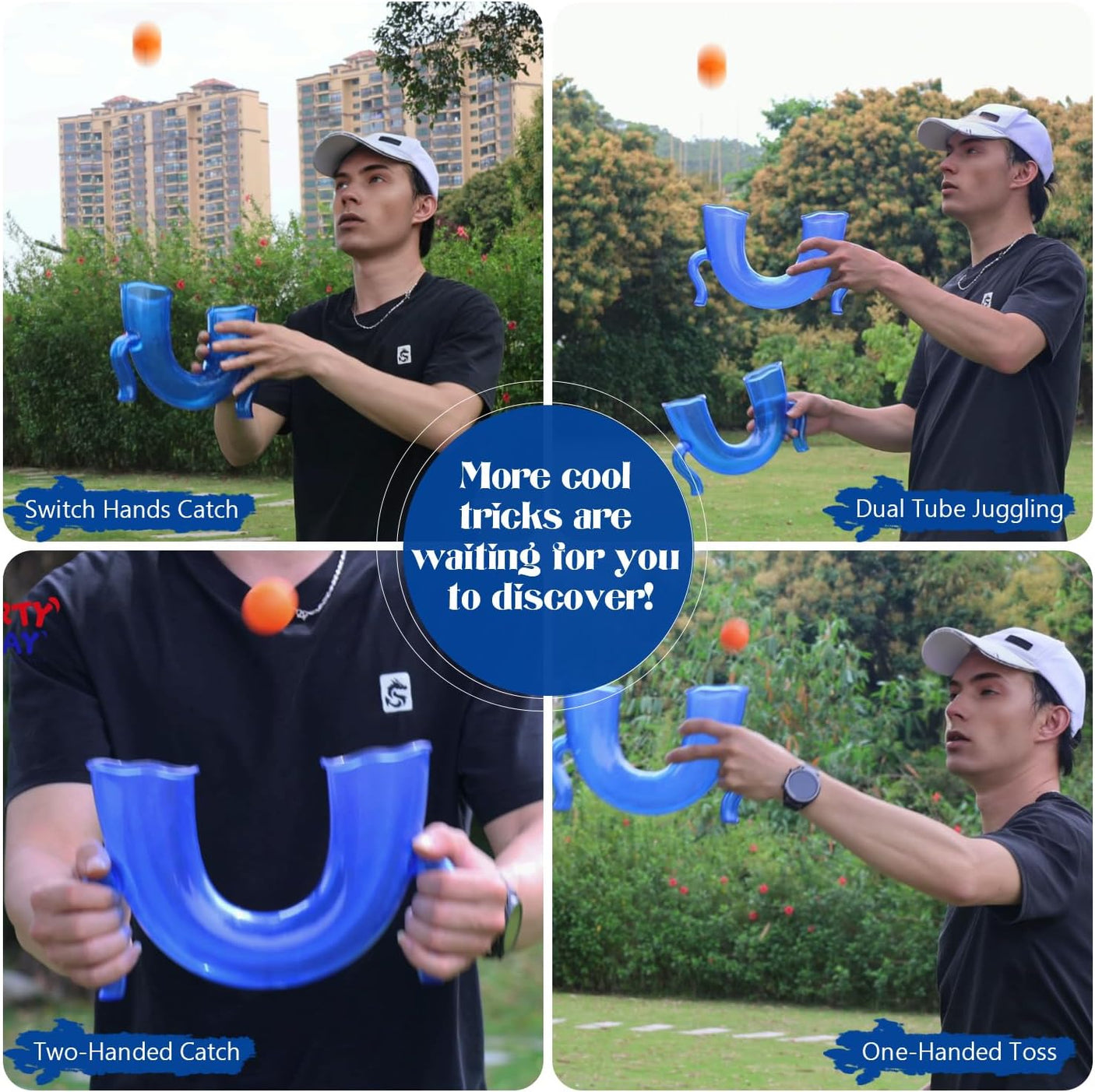 LED Light-Up Juggling Ball Game – Active Sports Challenge Toy for Kids, Boosts Hand-Eye Coordination – Rechargeable Glow Balls, Gift for Boys 8-12