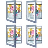 Golden State Art, 10x12.5 Kids Art Frames, Front-Opening Picture Frame Great for Kids Drawings, Artworks, Children Art Projects, Schoolwork, Home or Office (Walnut Set of 2)