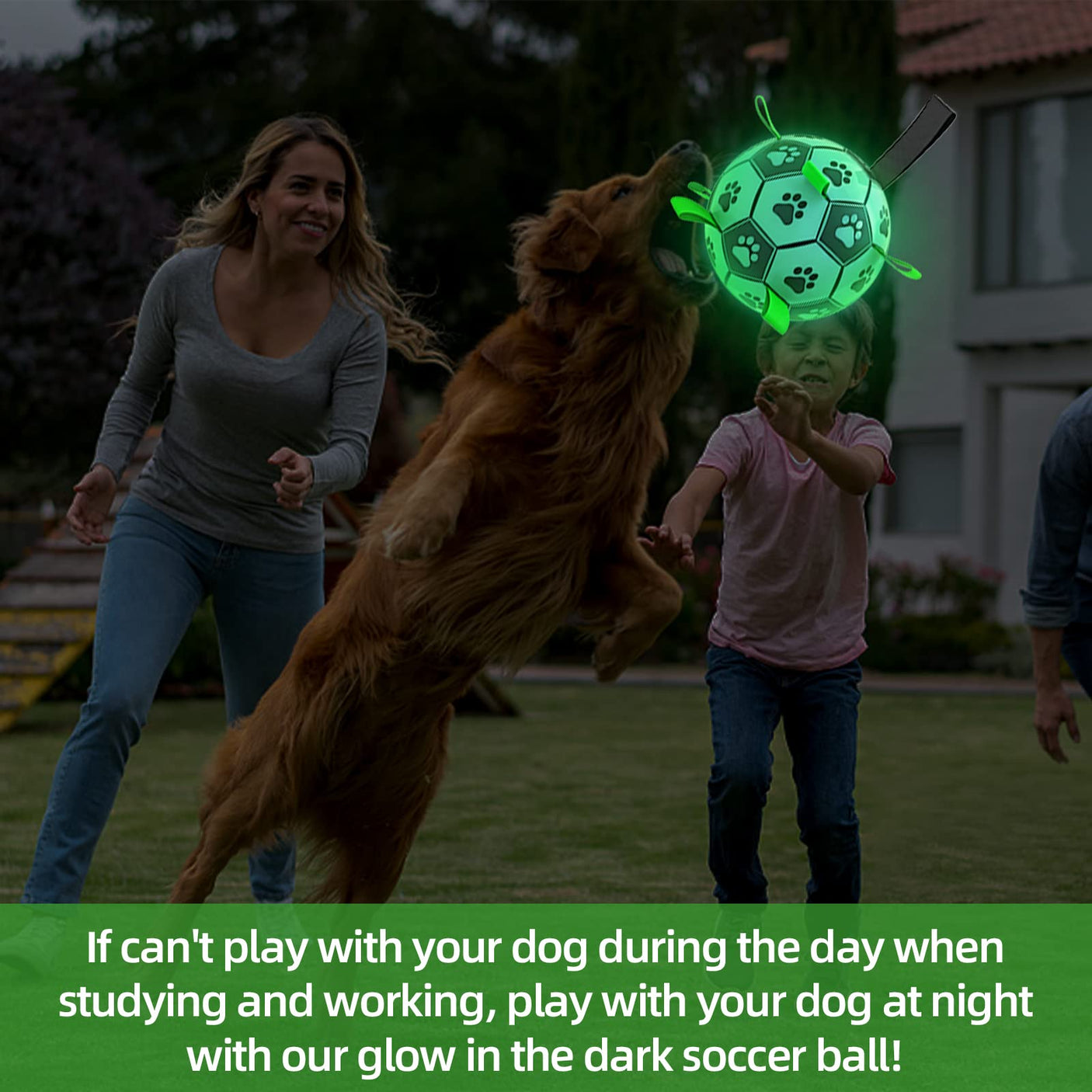 QDAN Premium Dog Toys Balls, Dog Soccer Ball with Straps, Dog Birthday Gifts, Herding Ball, Durable Balls for Small Medium Pet, Puppy Outdoor Toy, Pet Training Soccer Ball, World Cup Soccer (6 Inch)