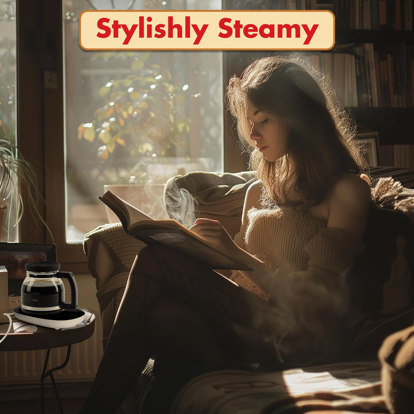 Cupa Joe Coffee Mug – 20oz Borosilicate Glass Diner Pot Mug with Spill-Proof Lid – Funny Novelty Gift for Coffee Lovers, Dads, Office, Travel & More