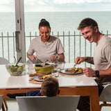 TrendPlain 16oz/470ml Glass Olive Oil Sprayer for Cooking - 2 in 1 Olive Oil Dispenser for Kitchen Gadgets, Air Fryer, Salad, and BBQ - Navy