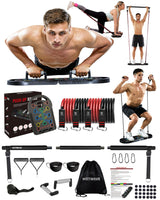 HOTWAVE Push Up Board Fitness, Portable Foldable 20 in 1 Push Up Bar at Home Gym, Pushup Handles for Floor. Professional Strength Training Equipment For Man and Women,Patent Pending