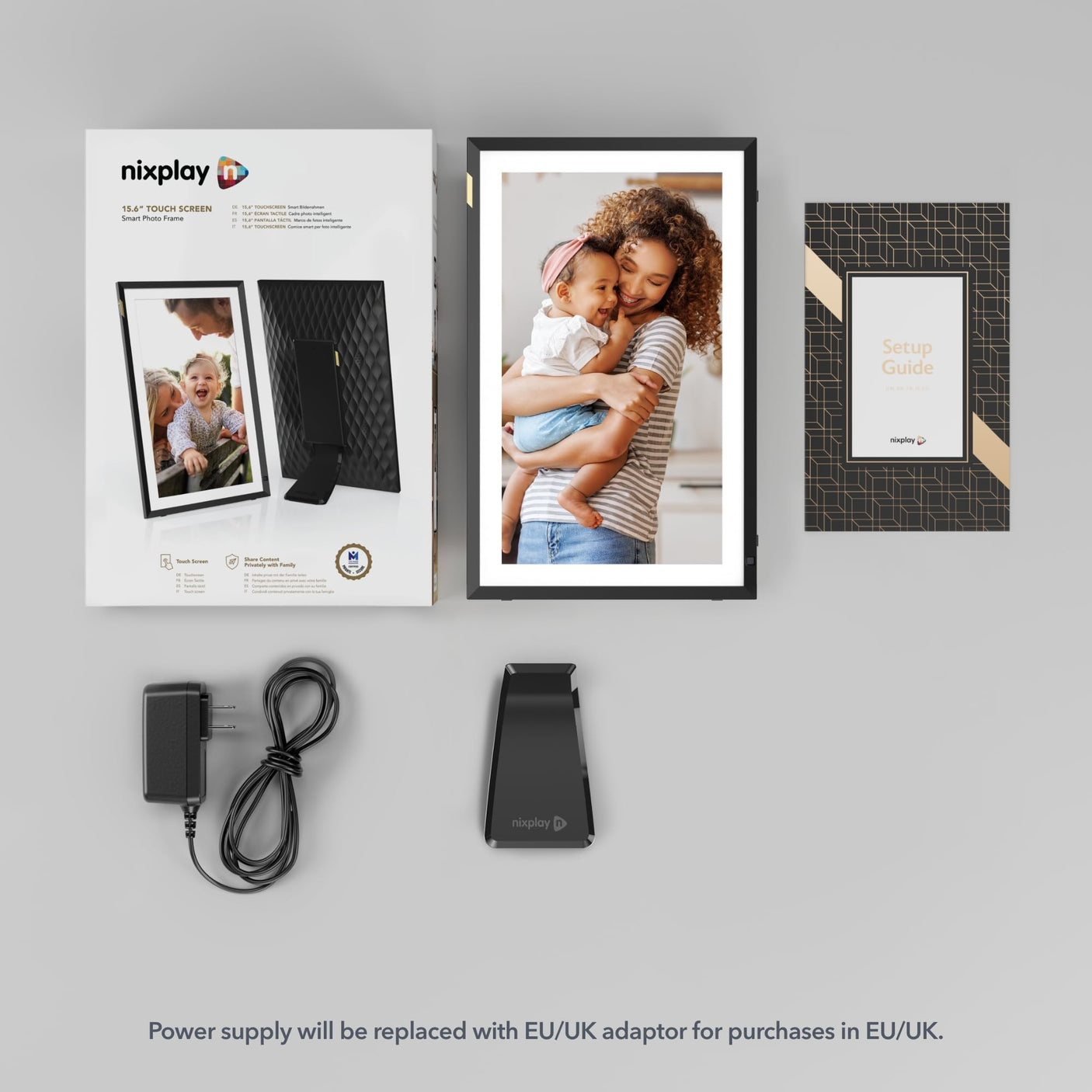 Nixplay Digital Picture Frame [AI-Enhanced] Stunning HD Touch Screen Display | Perfect Digital Picture Frame for Gifting | Auto-Rotation Feature, Securely Share Photos/Videos via Email or App | 10.1"