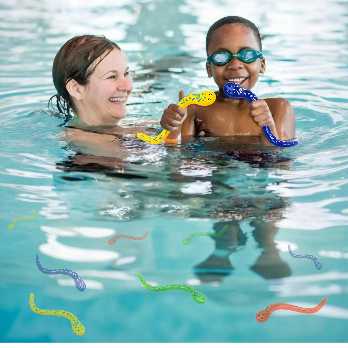 Summer Pool Toys Underwater Diving Games Dive Sticks Duck 3-Pack