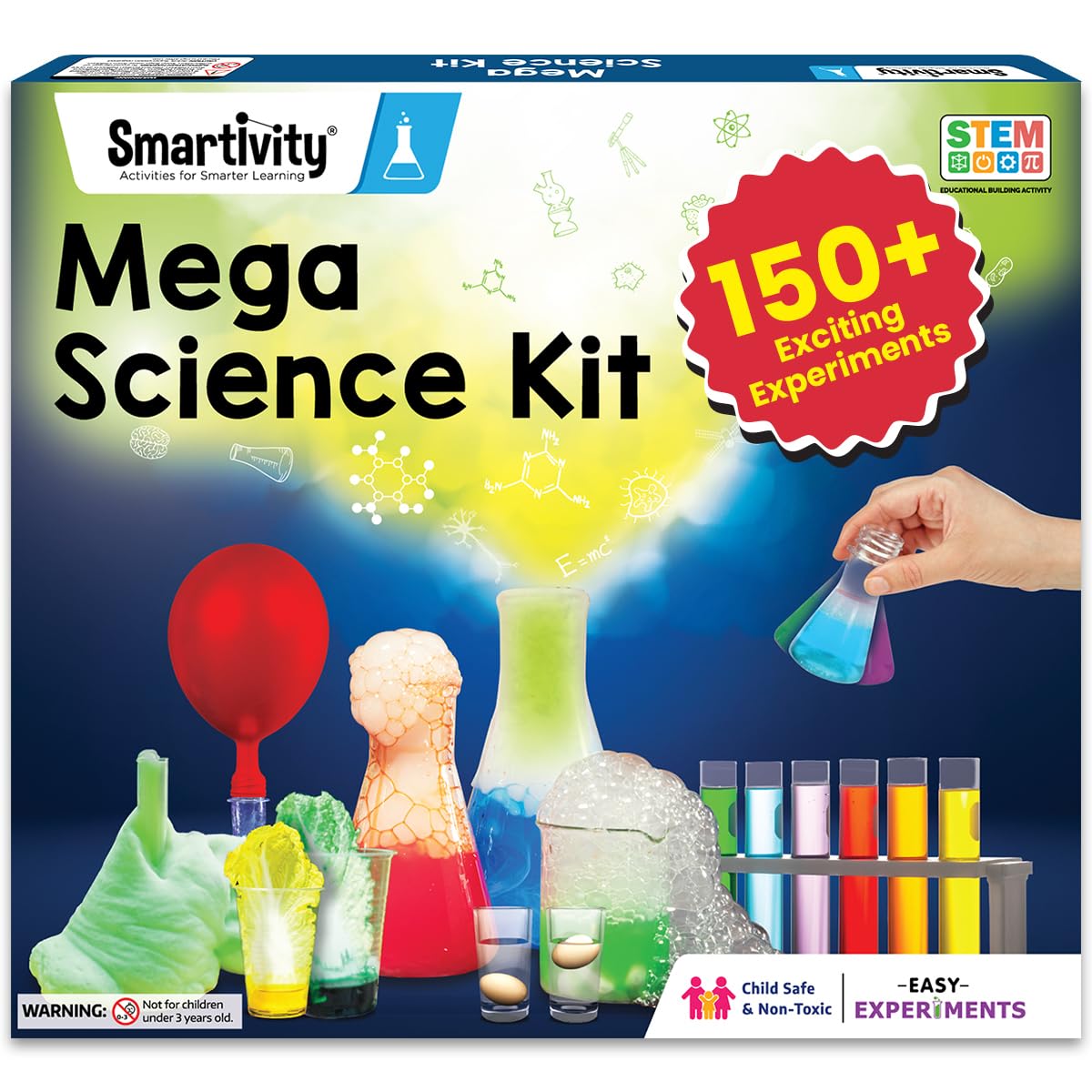 Smartivity Glow Magic Science Kit for Kids Ages 6-7-8-9-10-11-12 Years | 20 Amazing Science Experiments I Birthday Gifts for Boys & Girls | STEM Kit Toy for 6-12 Years Old