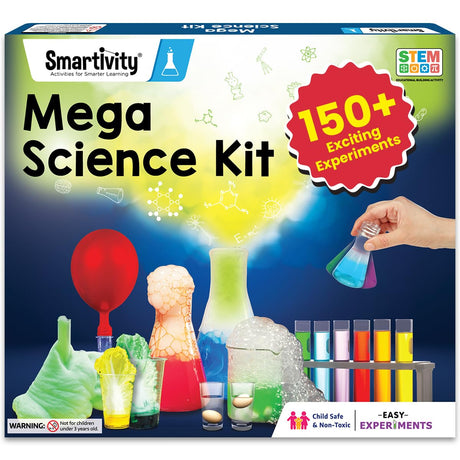 Smartivity Glow Magic Science Kit for Kids Ages 6-7-8-9-10-11-12 Years | 20 Amazing Science Experiments I Birthday Gifts for Boys & Girls | STEM Kit Toy for 6-12 Years Old