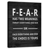 Inspirational Office Wall Decor Motivational Discipline Noun Canvas Wall Art Posters Prints Entrepreneur Quote Wall Picture Paintings Artwork Home Bedroom Framed Ready to Hang[12''W X 18''H]